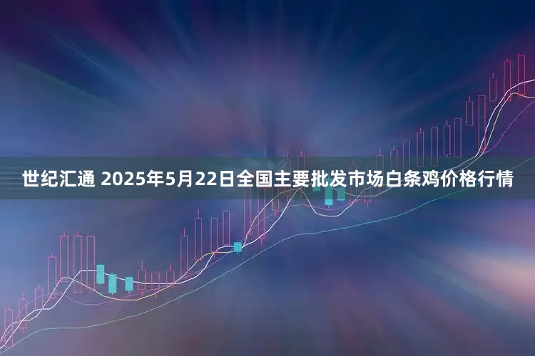 世纪汇通 2025年5月22日全国主要批发市场白条鸡价格行情
